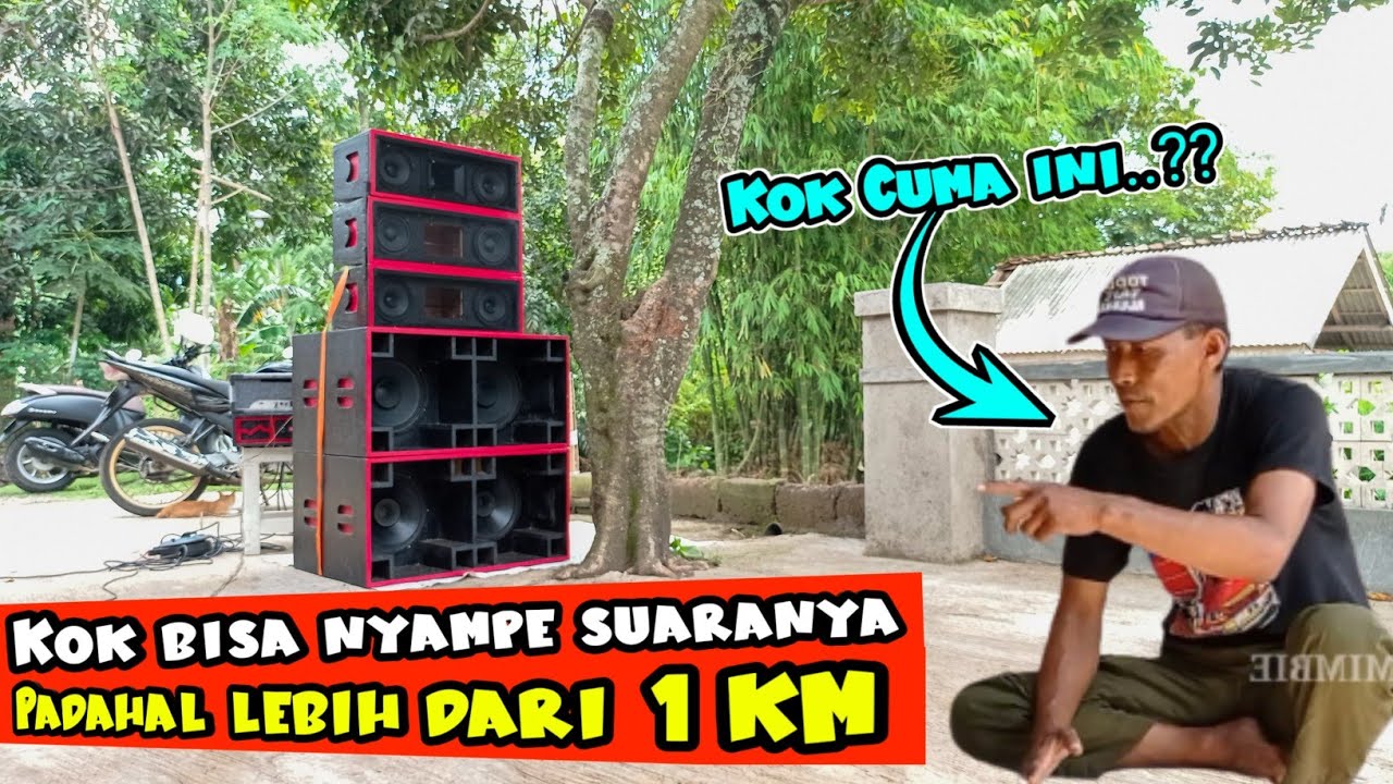 Dikira Sound Horeg ‼️ Sampai didatangi warga padahal sound miniatur