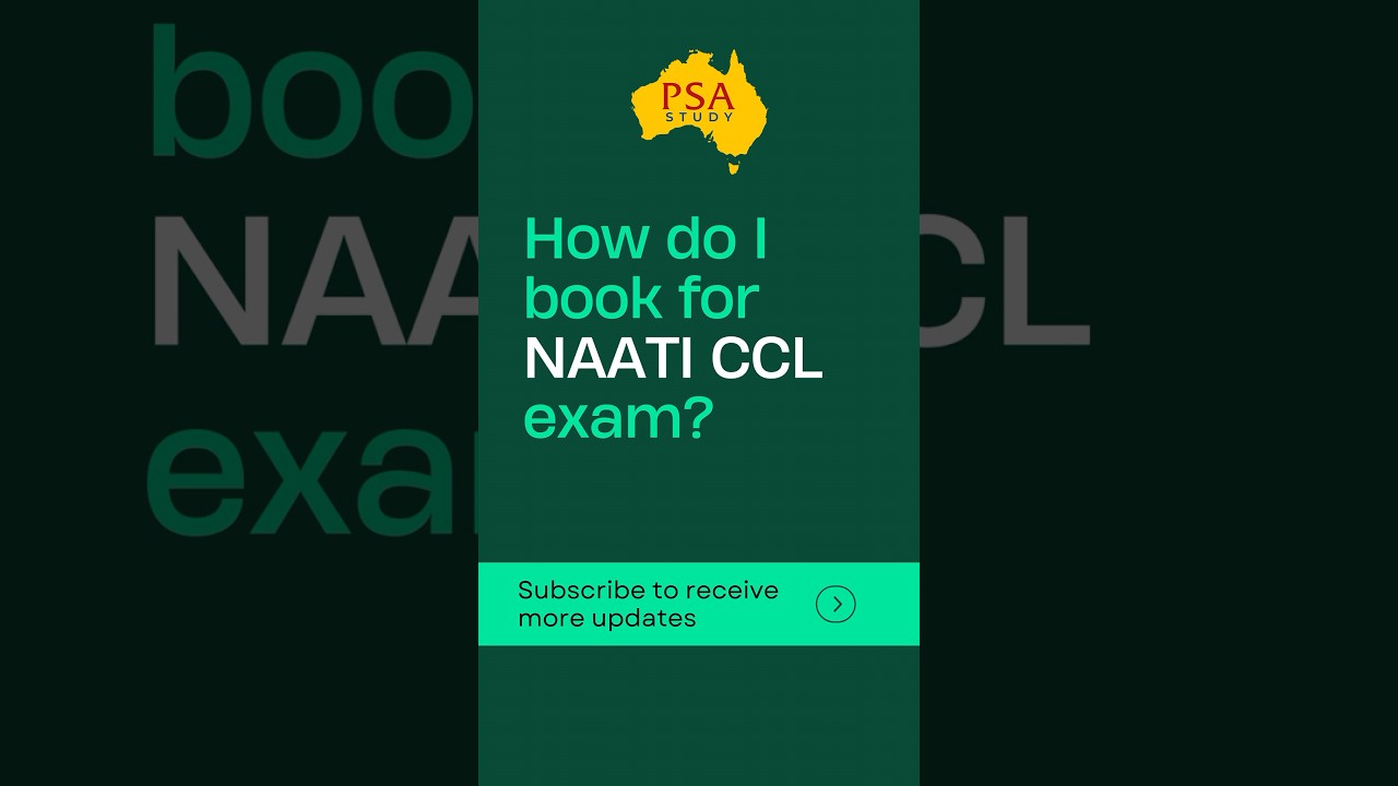 How to book NAATI CCL EXAM online? 