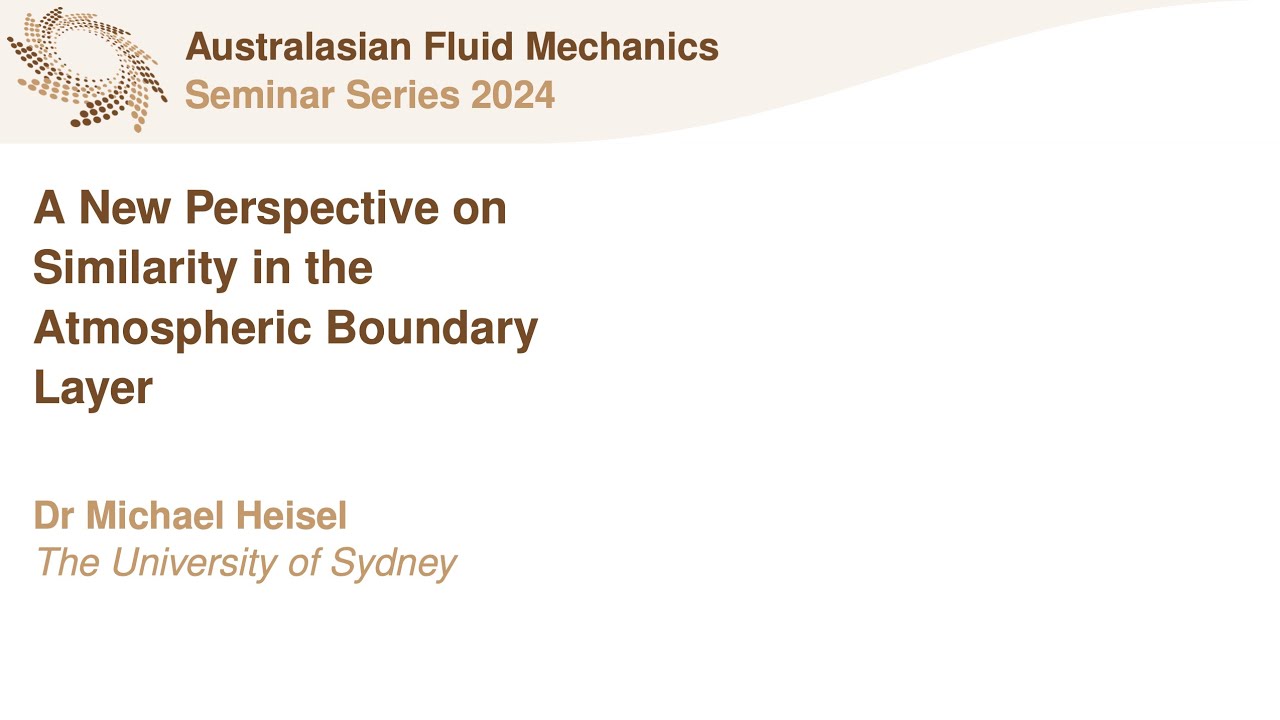 AFMS Webinar 2024 #13 - Dr Michael Heisel (The University of Sydney)