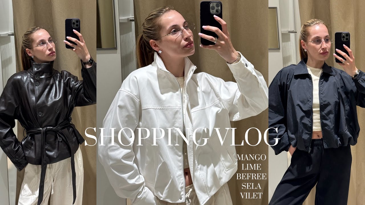 SHOPPING VLOG : MANGO / LIME / BEFREE / SELA / VILET