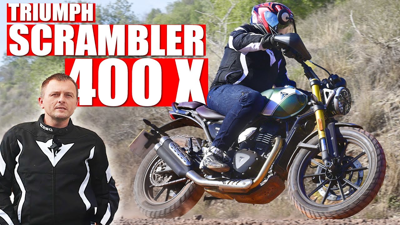 Triumph Scrambler 400X. Kosztuje tylko 29 950 zł. Czy zauważyłem w tym motocyklu jakieś oszczędności