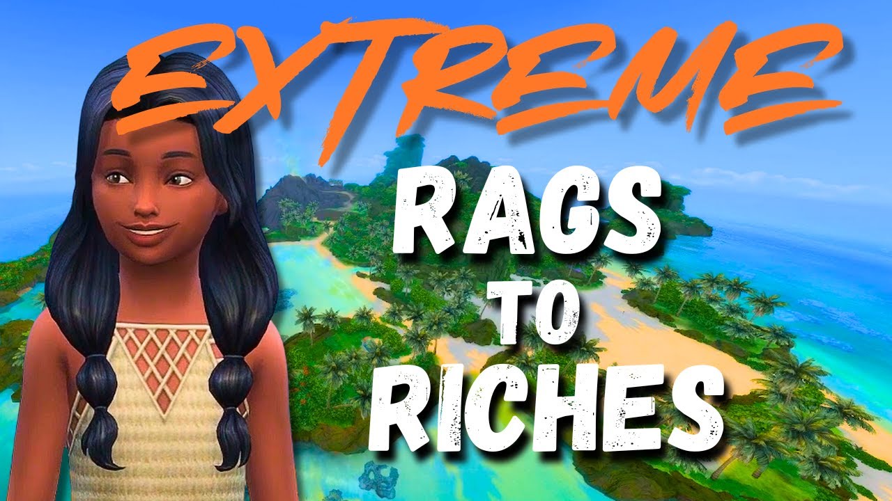 Can A Child Sim SURVIVE On An Island?! | Extreme Rags to Riches