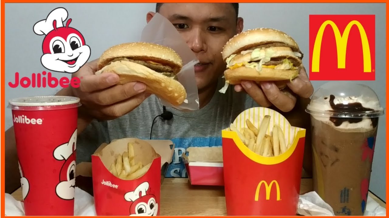 Champ at Big Mac Mukbang