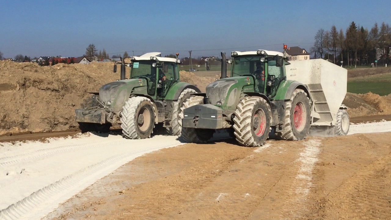 Fendt 936 Vario + Fendt 927 Vario Stabilizacja Gruntu/ Soil Stabilization