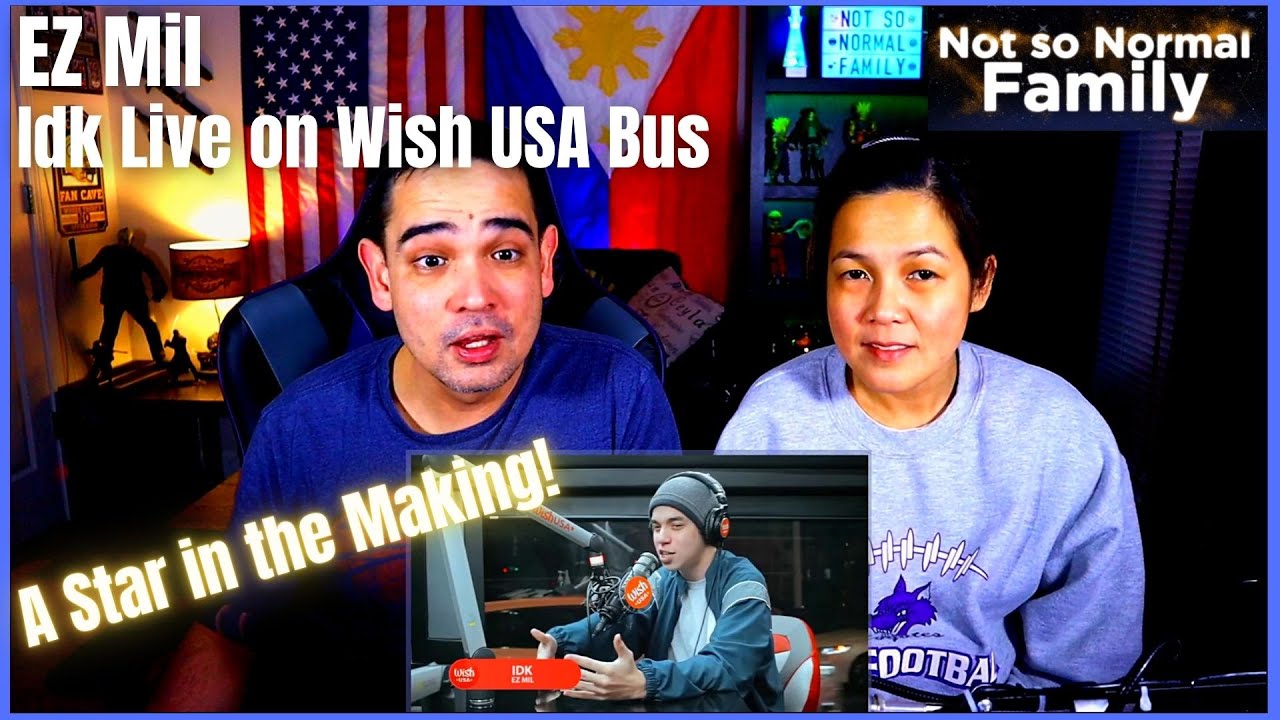 EZ MIL Performs Idk  Live on Wish USA Bus Filipino American Reaction