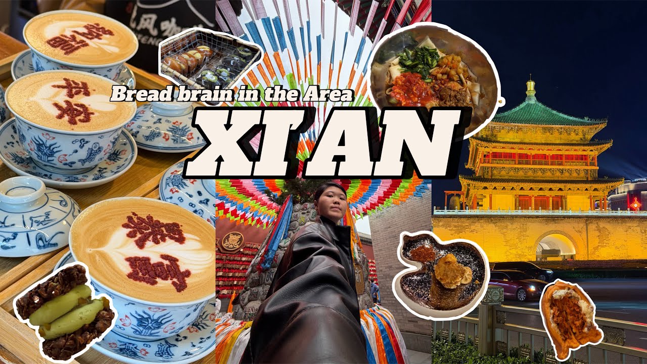 Exploring Xi’an’s Hidden Gems: Bang Bang Noodles, Artisan Bakeries & Daming Palace Spectacle ✨🇨🇳