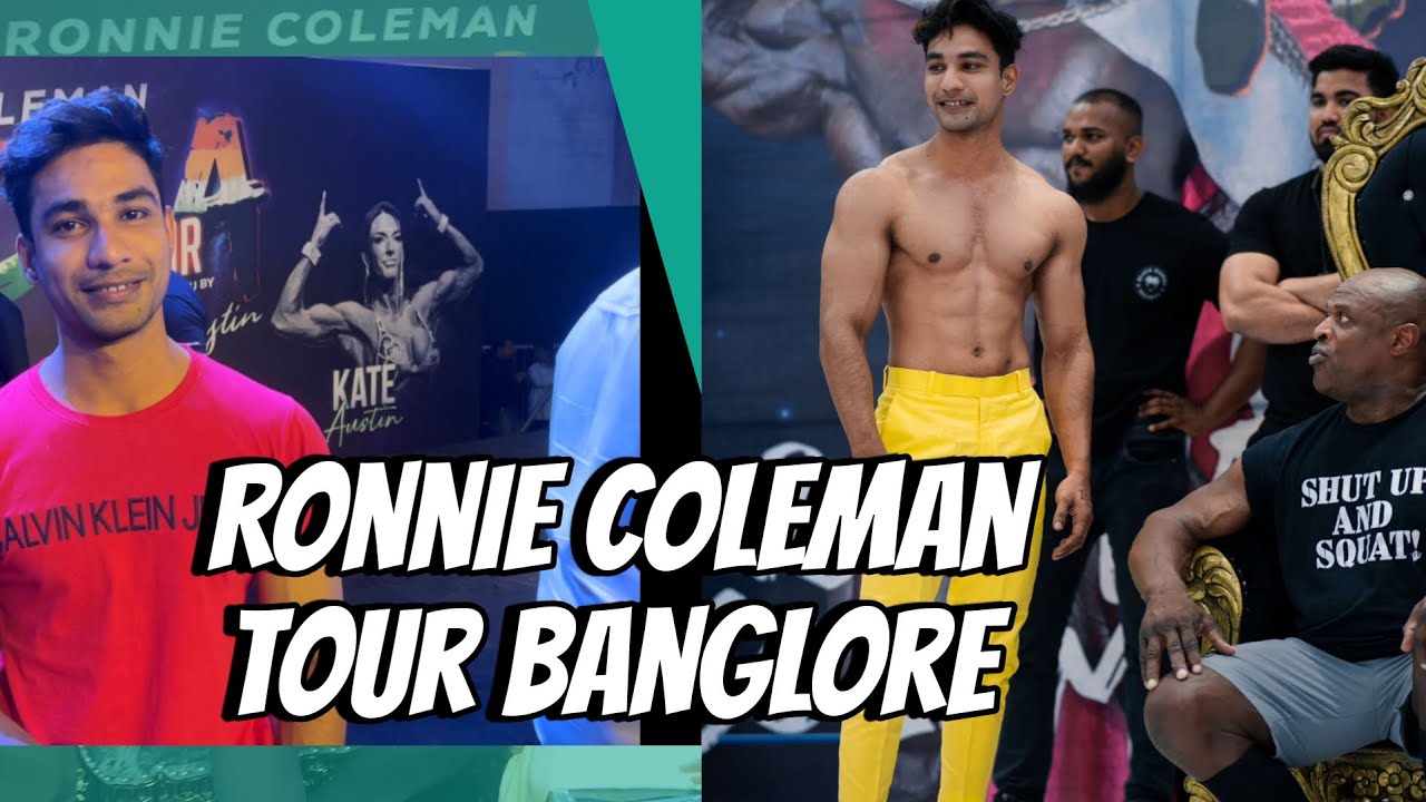Ronnie Coleman Bangalore Tour | Mr.Olympia | The Rehaan Waqhar | Vlog 52