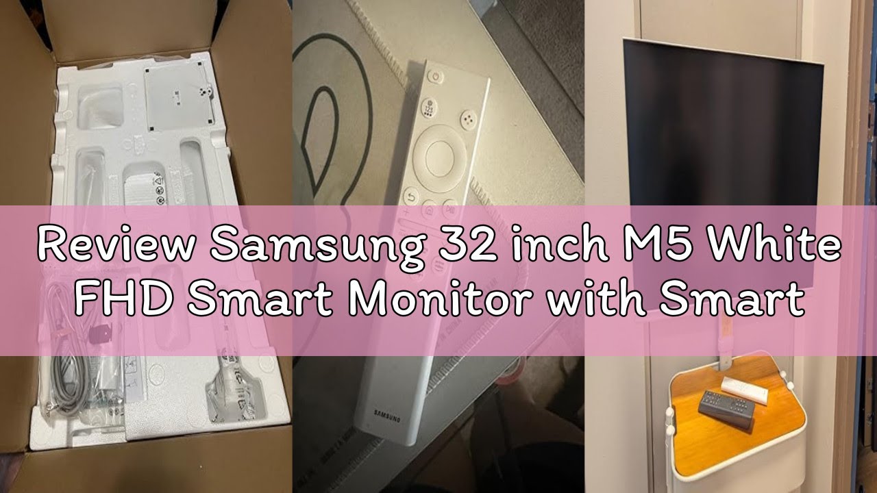 Review Samsung 32 inch M5 White FHD Smart Monitor with Smart TV Apps, Gaming Hub, Multiple Ports (LS