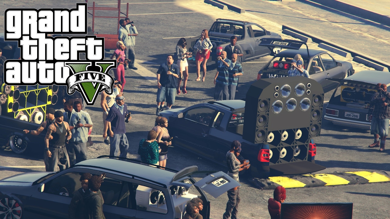 GTA V ENCONTRO DE SOM SAVEIRO G6 NO PANCADÃO DA PRAIA