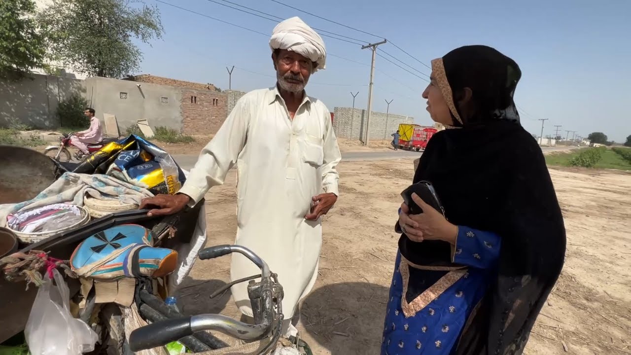 Jab poocha kai itna khasta halat ka cycle,tu agay se roo ker kehtay kai naye cycle lene ki himat nae