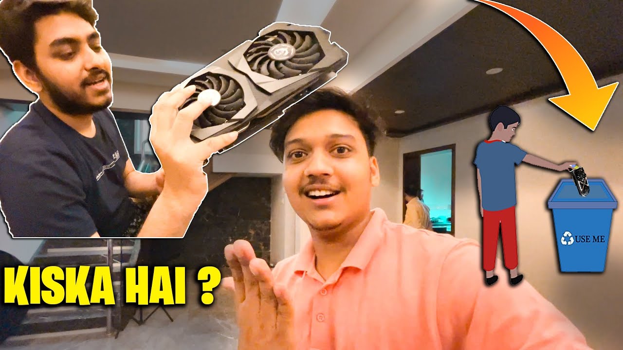 HE FOUND THIS GRAPHIC CARD IN DUSTBIN 🗑️⚠️