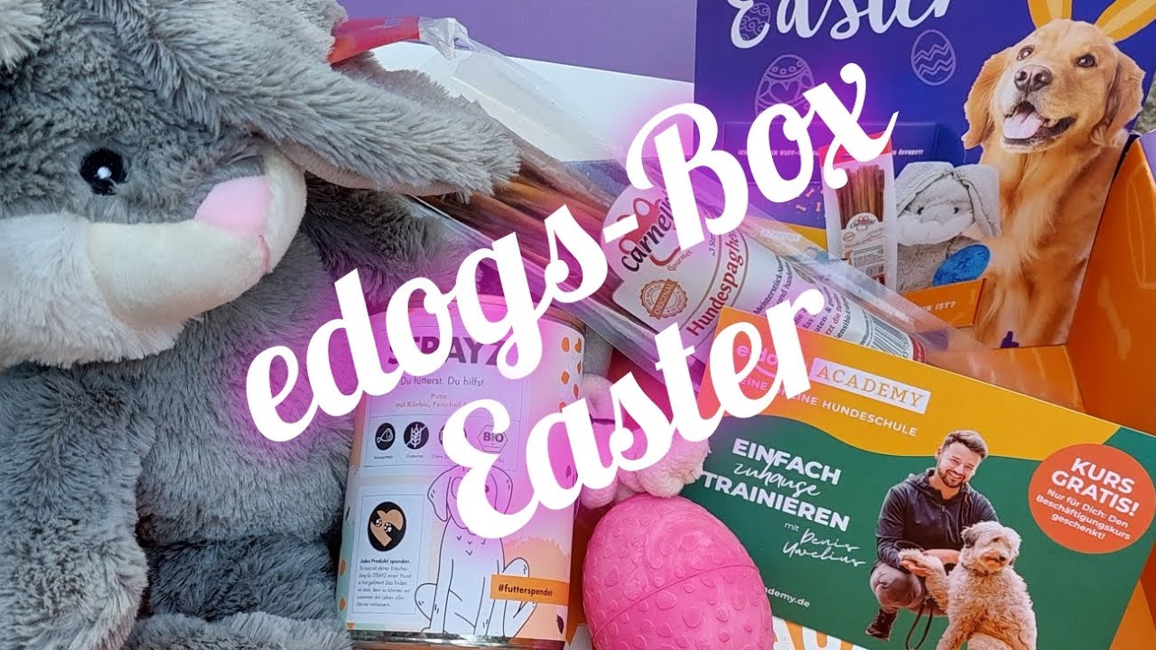 Unboxing Überraschungsbox für Hunde! edogs Osterbox!