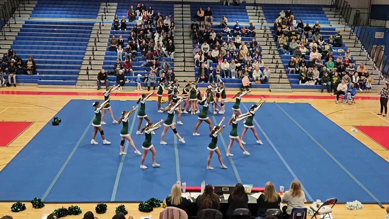 Bull Run Middle School at Caroline Middle School Cheer Invitational 2025 💚💛
