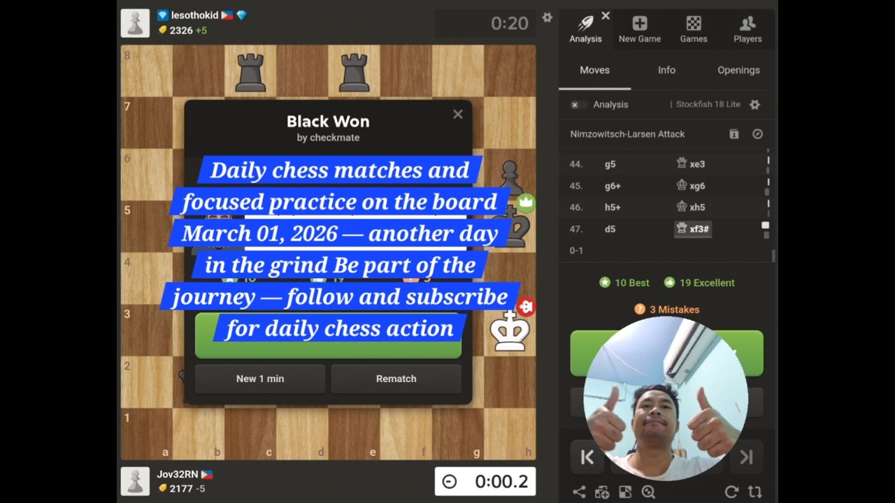 Game 198 in the Chess Marathon&mdash;every move counts ♟️ #chessjourneytraps #mindsports  #strategicplay