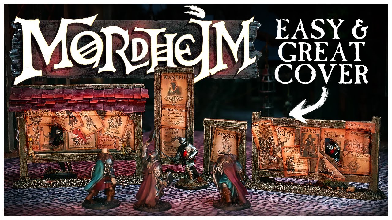 Доски объявлений для MORDHEIM и WARHAMMER Wargaming Terrain!