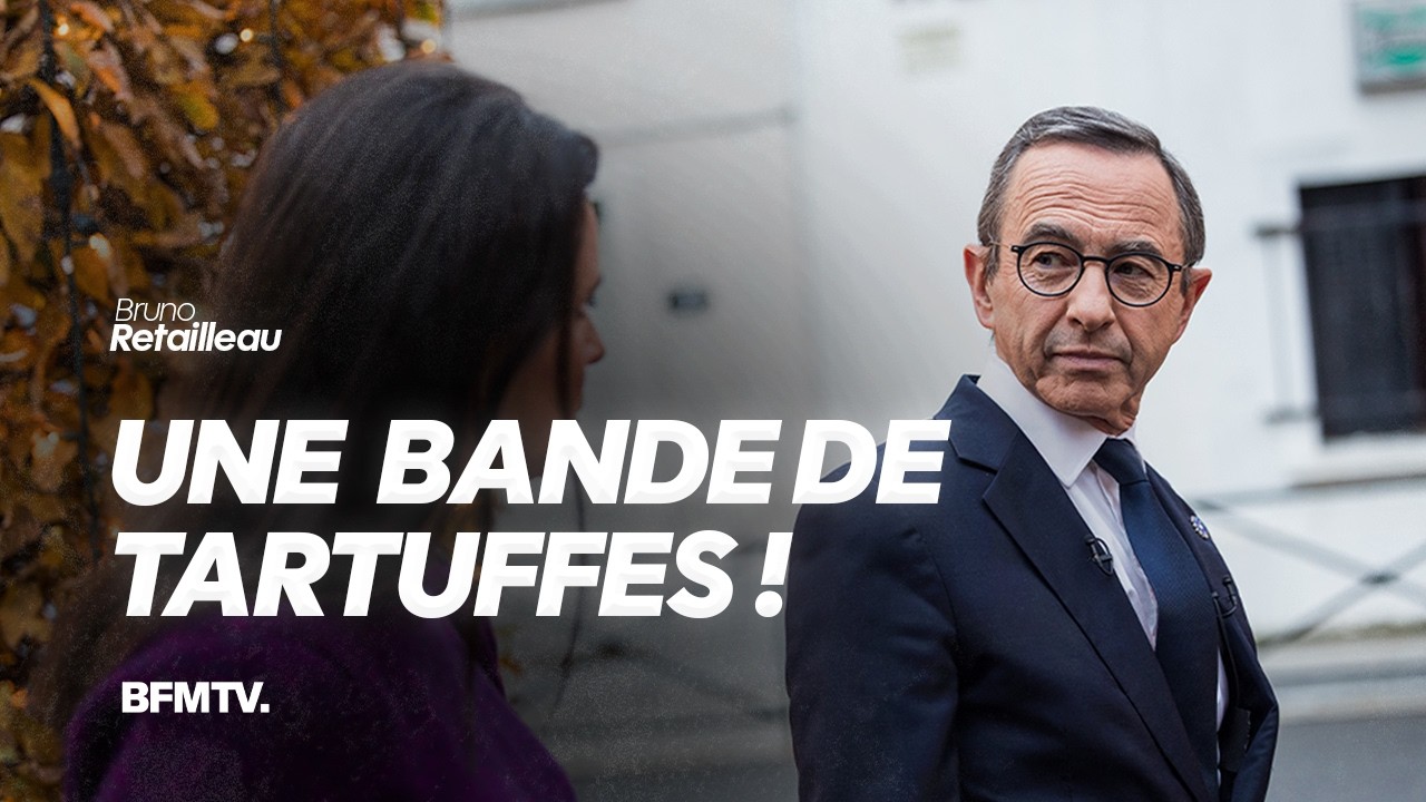 Bruno Retailleau au micro d'Apolline de Malherbe