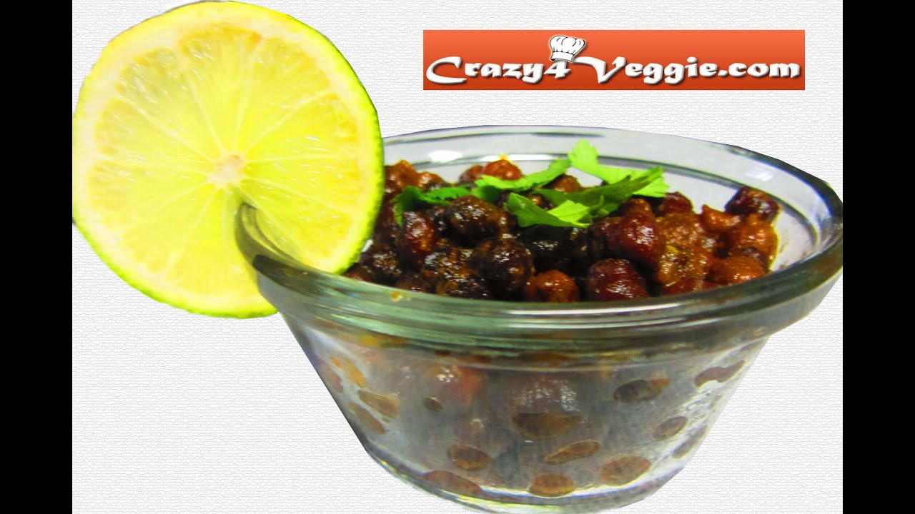 Black chickpea curry by crazy4veggie.com