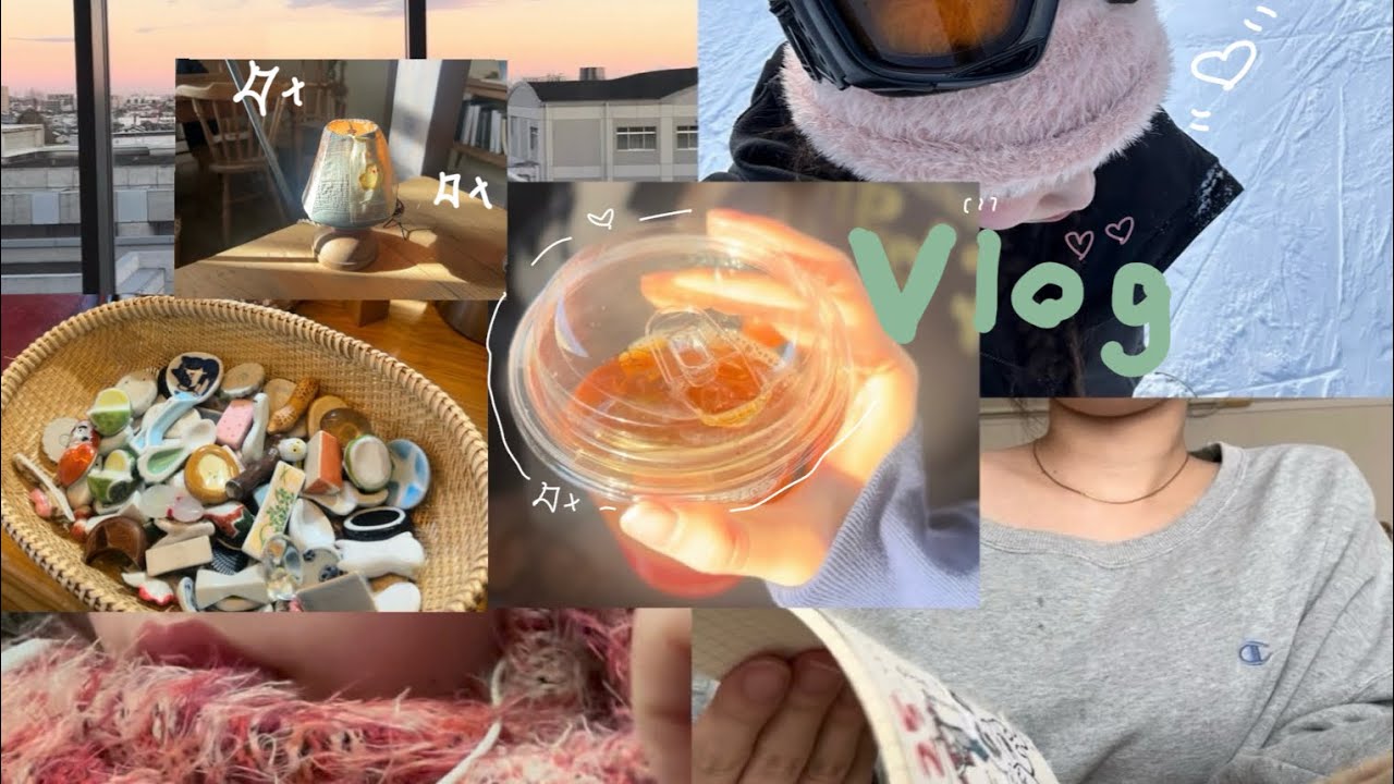 はじめましてVlog ★ ♩journal｜hang out ｜ enjoy winter ｜東京散歩 ｜ちょこっとuni ライフ