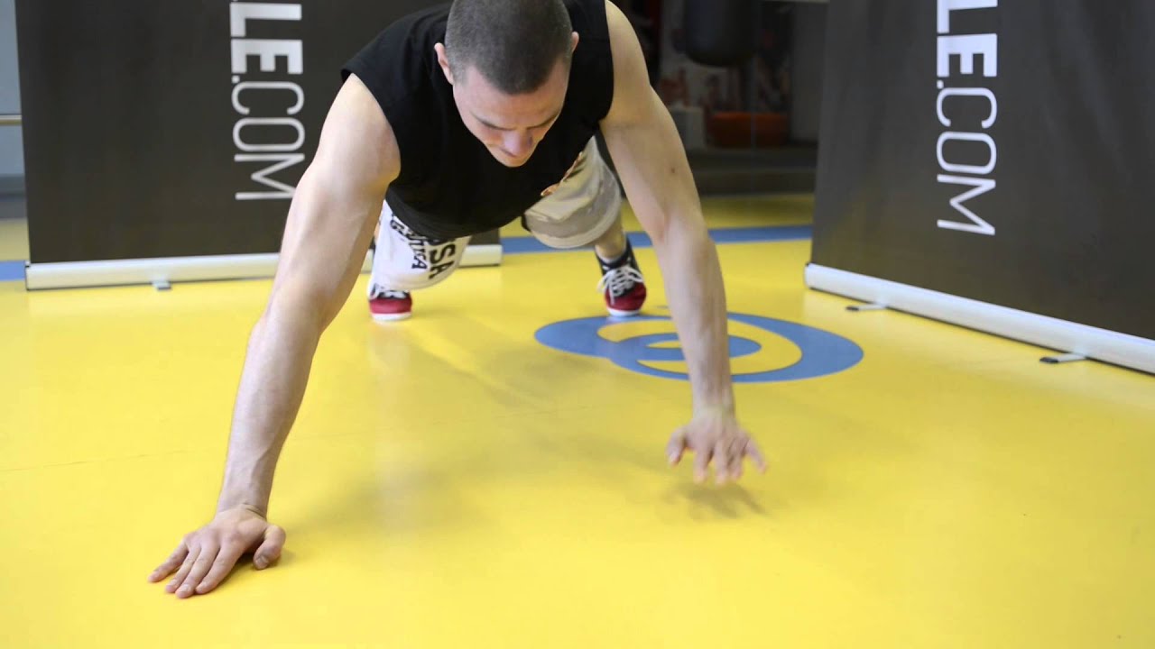 Asymmetrical push ups