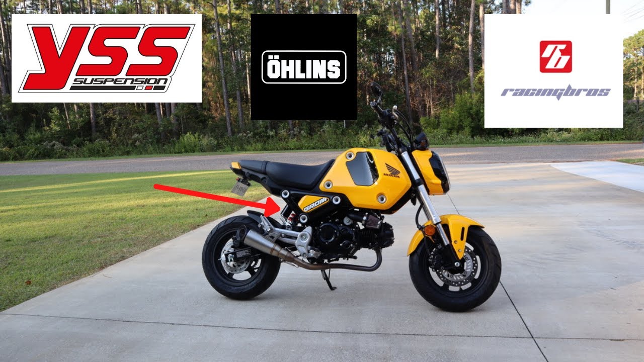 2022 Honda GROM rear shock install!
