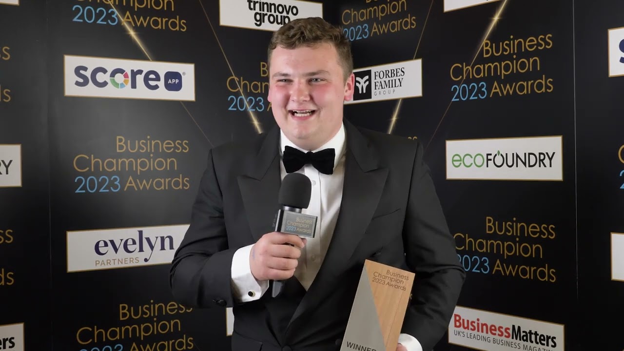 Alfie Jones - The Under 20s British Business Bank Young entrepreneur of the year