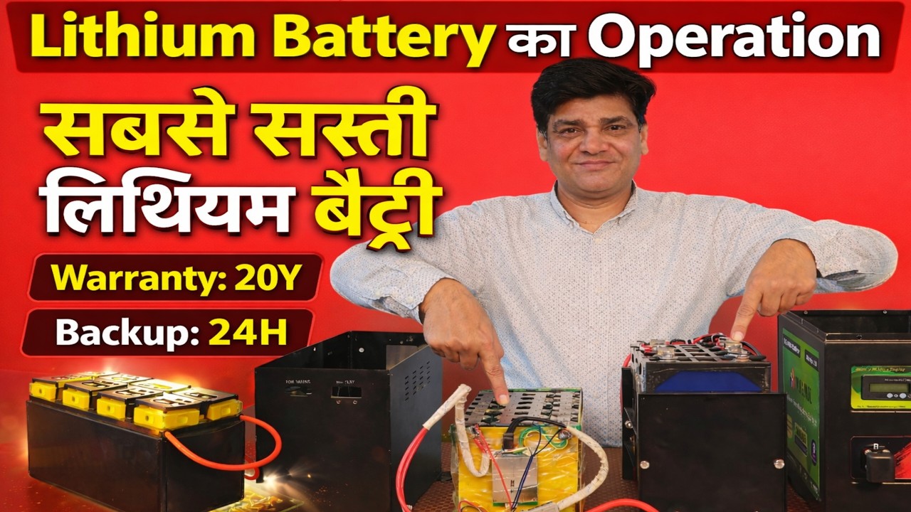 Lithium Battery Operation | Lithium Battery for Inverter |  Best Lithium Battery