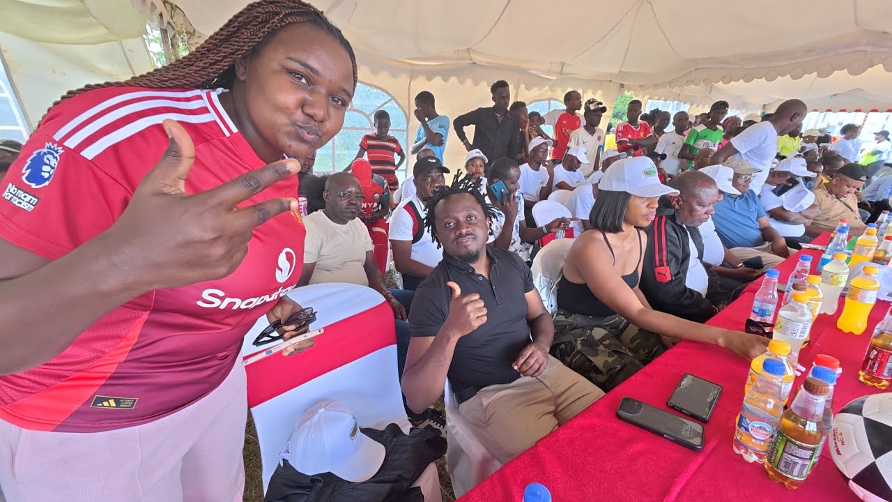 Meeting Bahati and Diana B on Jamhuri Day celebrations in Meru