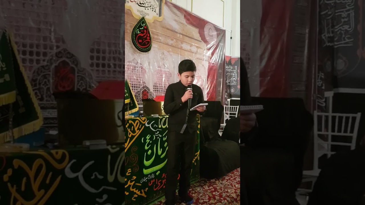 نوحه این دل تنگم عقده ها دارد  توسط علی اصغر ابراهیمی در مهدیه بروکسل محرم ۲۰۲۳