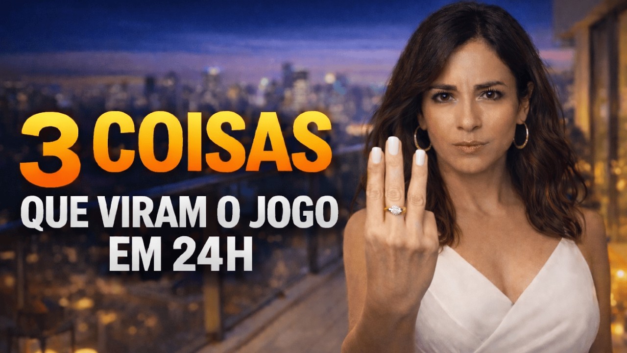 3 COISAS QUE MUDAM SUA VIDA EM 24 HORAS (FAÇA HOJE)