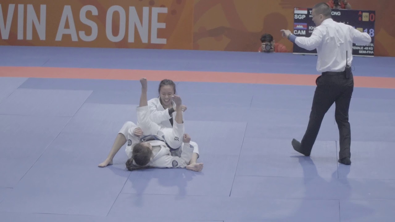 30th SEA Games 2019 . Jiujitsu Women' s  49 Kg Miss Khan Jessa CAM Vs VIE  SGP and Final Vs PHI.