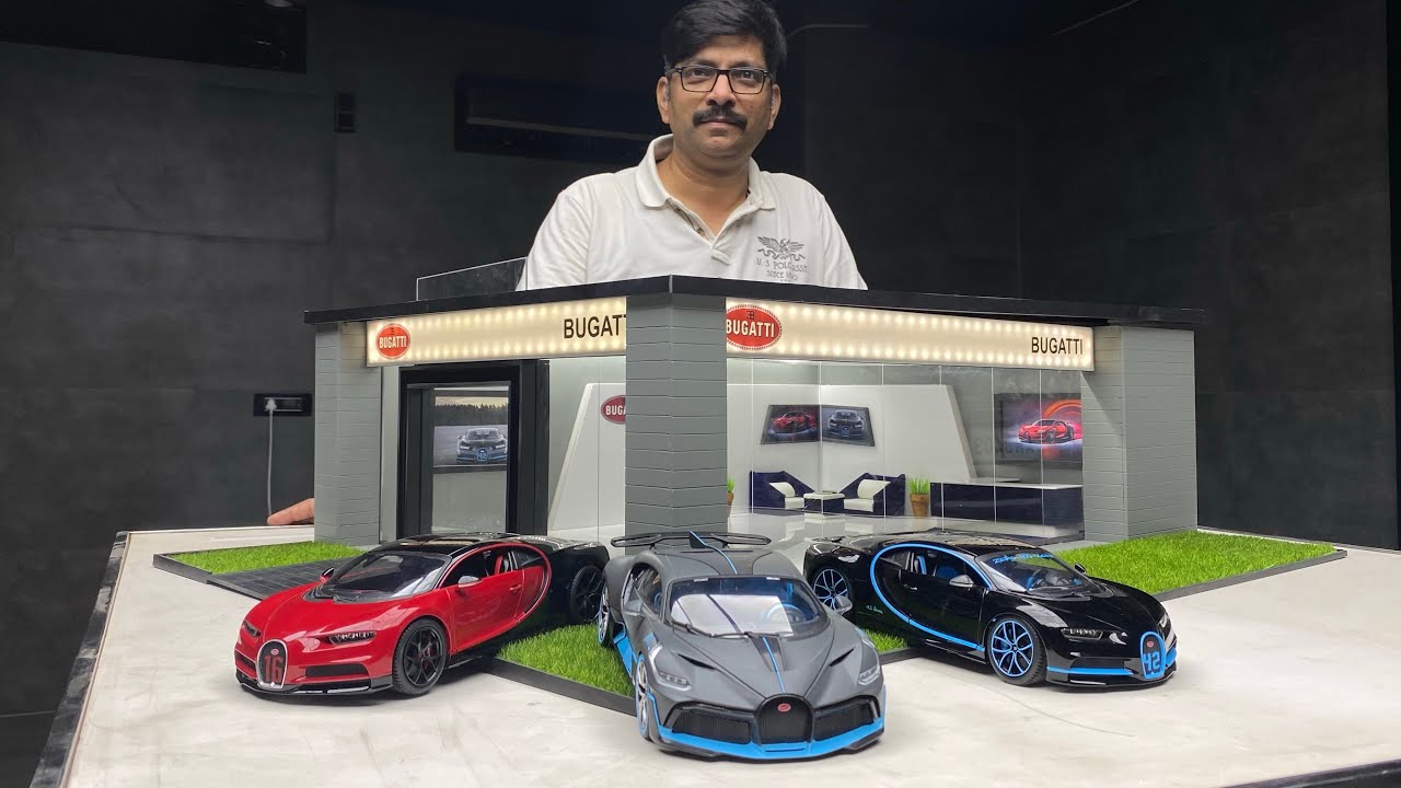 Miniature Bugatti Car Dealership | Bugatti Scale Models