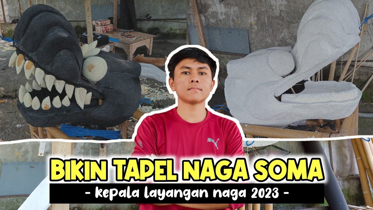 HAMPIR RAMPUNG‼️ Bikin Tapel (KEPALA) Layangan Naga Musim Layangan 2023