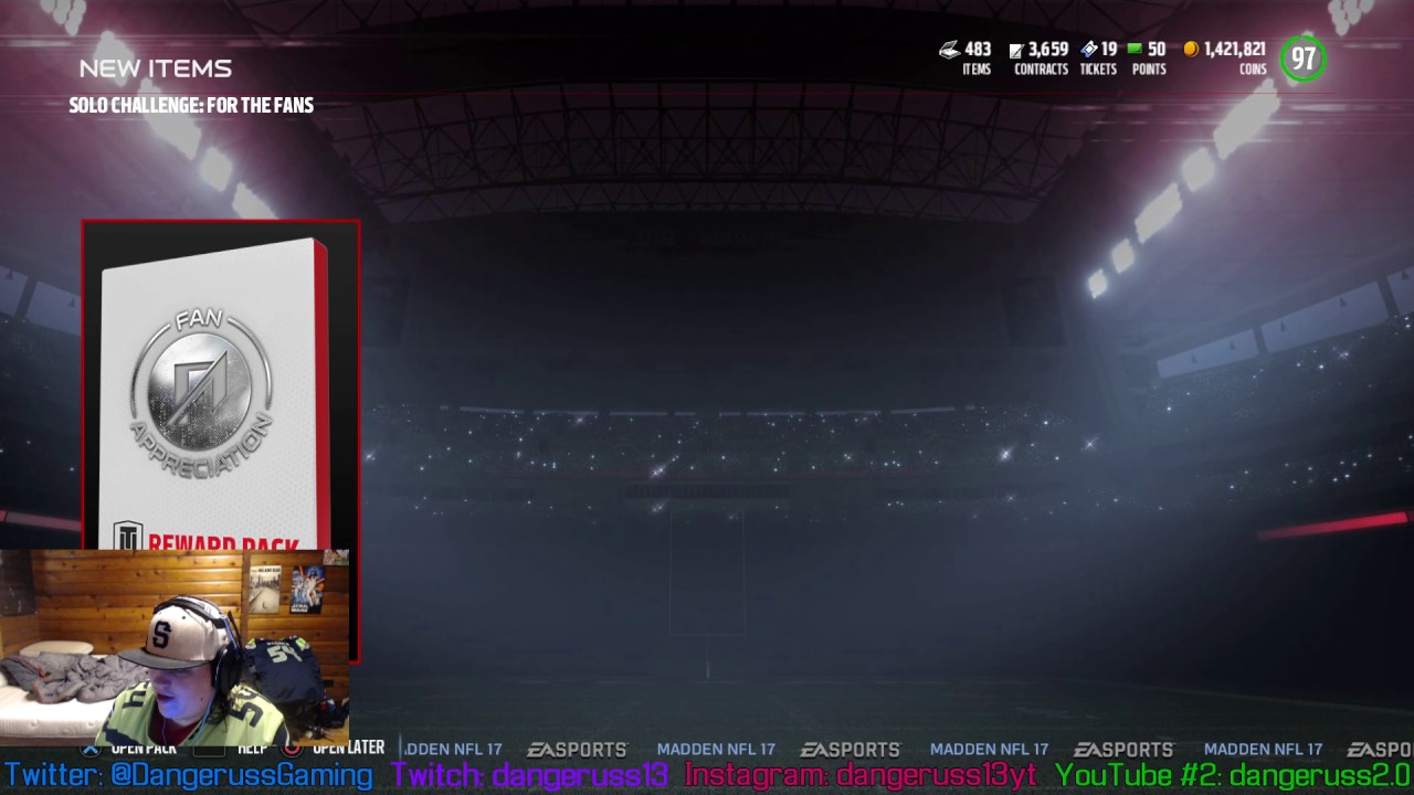 MY ULTIMATE TICKET PULL FROM THE FAN APPRECIATION SOLOS!! - MADDEN 17 ULTIMATE TEAM (Pull @ 0:58)
