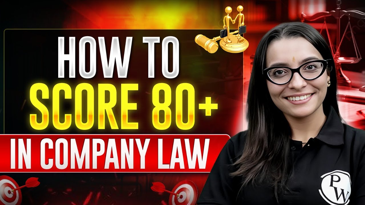 How to Score 80+ in Company Law | Step-by-Step Plan💯