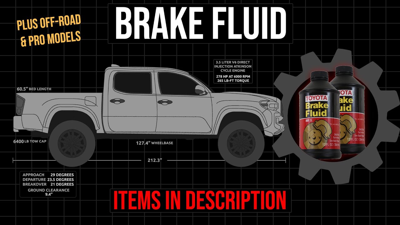 How to Replace Brake Fluid on your Tacoma