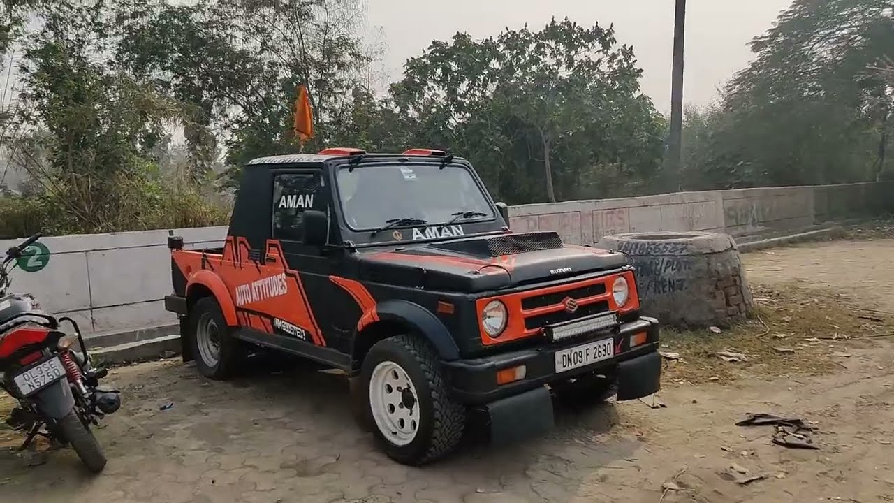 Rally Gypsy me 140KM/h | Auto Attitudes Noida | Best gypsy modification chop shop |