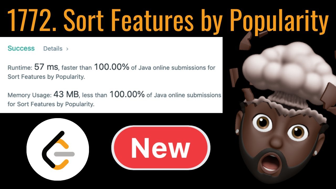 Leetcode 1772 | Sort Features By Popularity (Solution Explained) | New Leetcode Problem