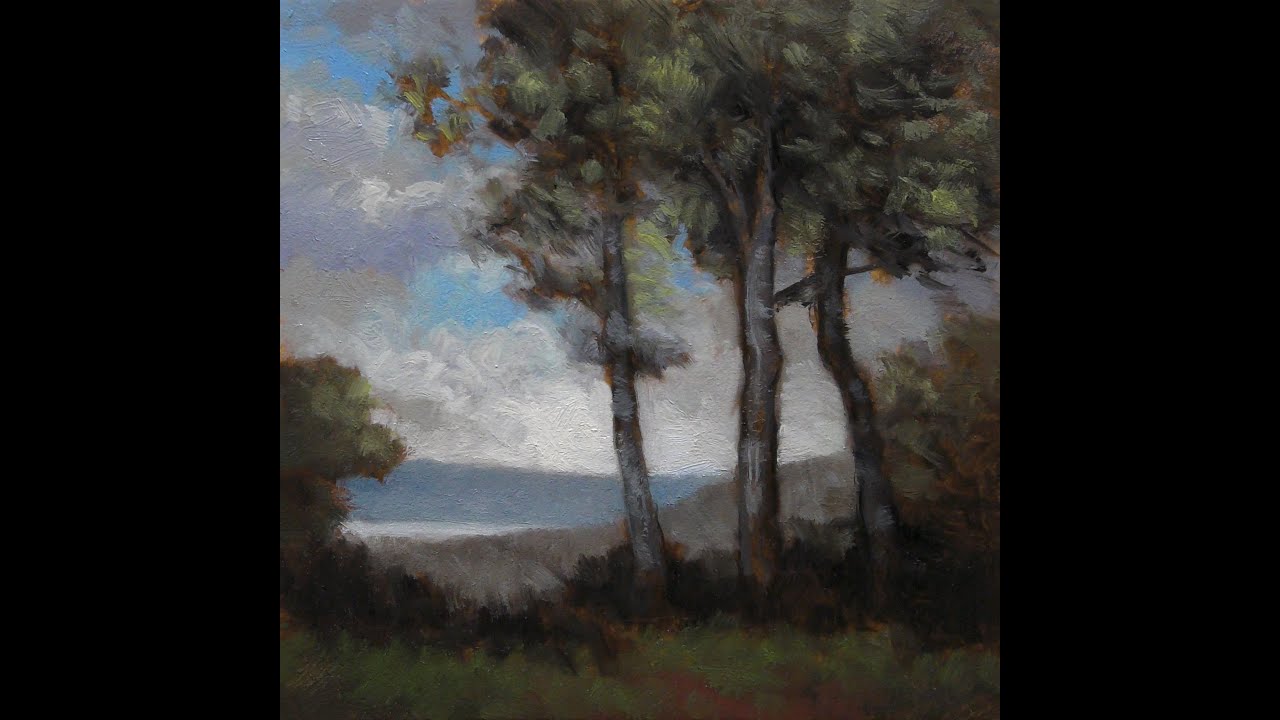 Riffing on Corot 3½x3½ - Barbizon Painting Demonstration!