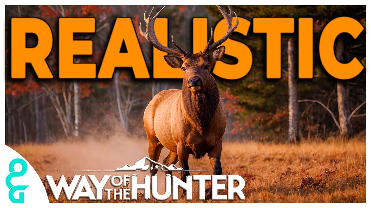 Realistic ROOSEVELT ELK Hunt, WITH A MELANISTIC MOOSE! | WAY OF THE HUNTER #elk #wayofthehunter