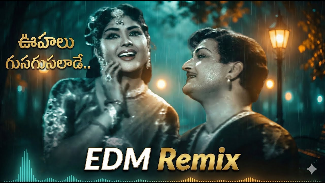 Oohalu Gusagusalade - EDM Remix | NTR | Bandipotu Movie | Telugu Song