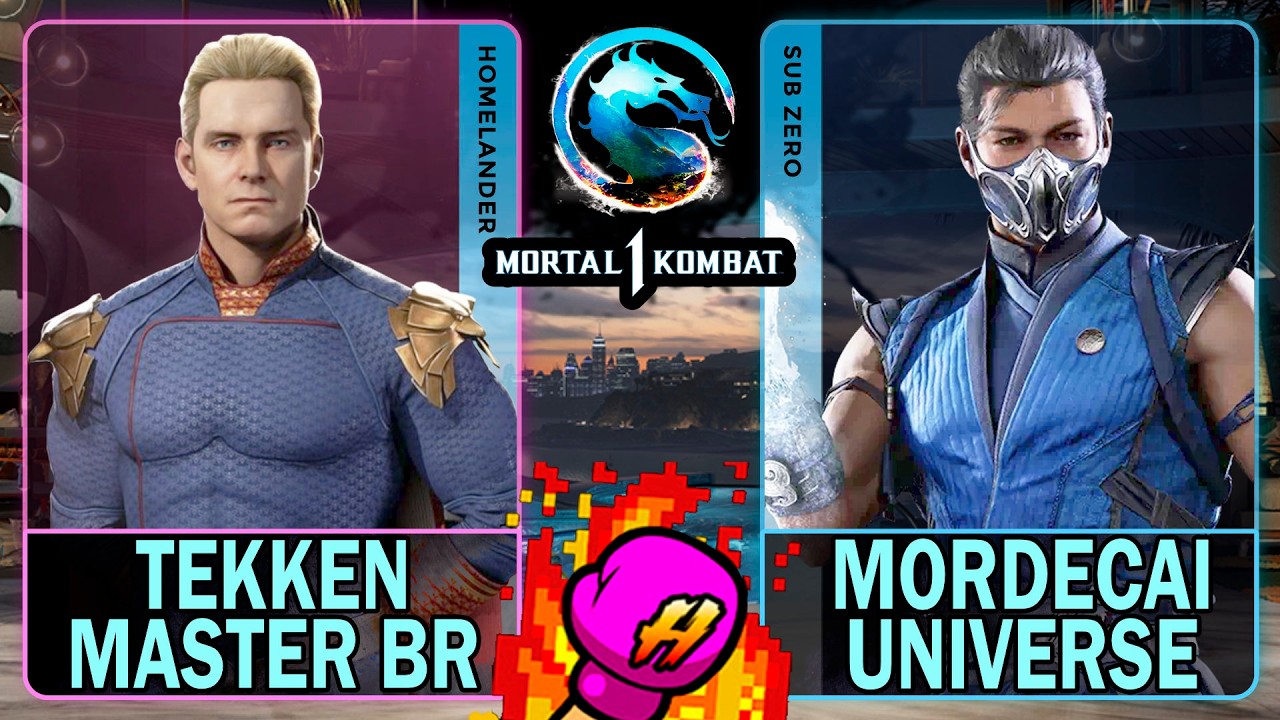 MK1 Tekken Master BR (HOMELANDER) VS Mordecai Universe (SUB-ZERO)🥊Mortal Kombat 1🥊4K 60ᶠᵖˢ