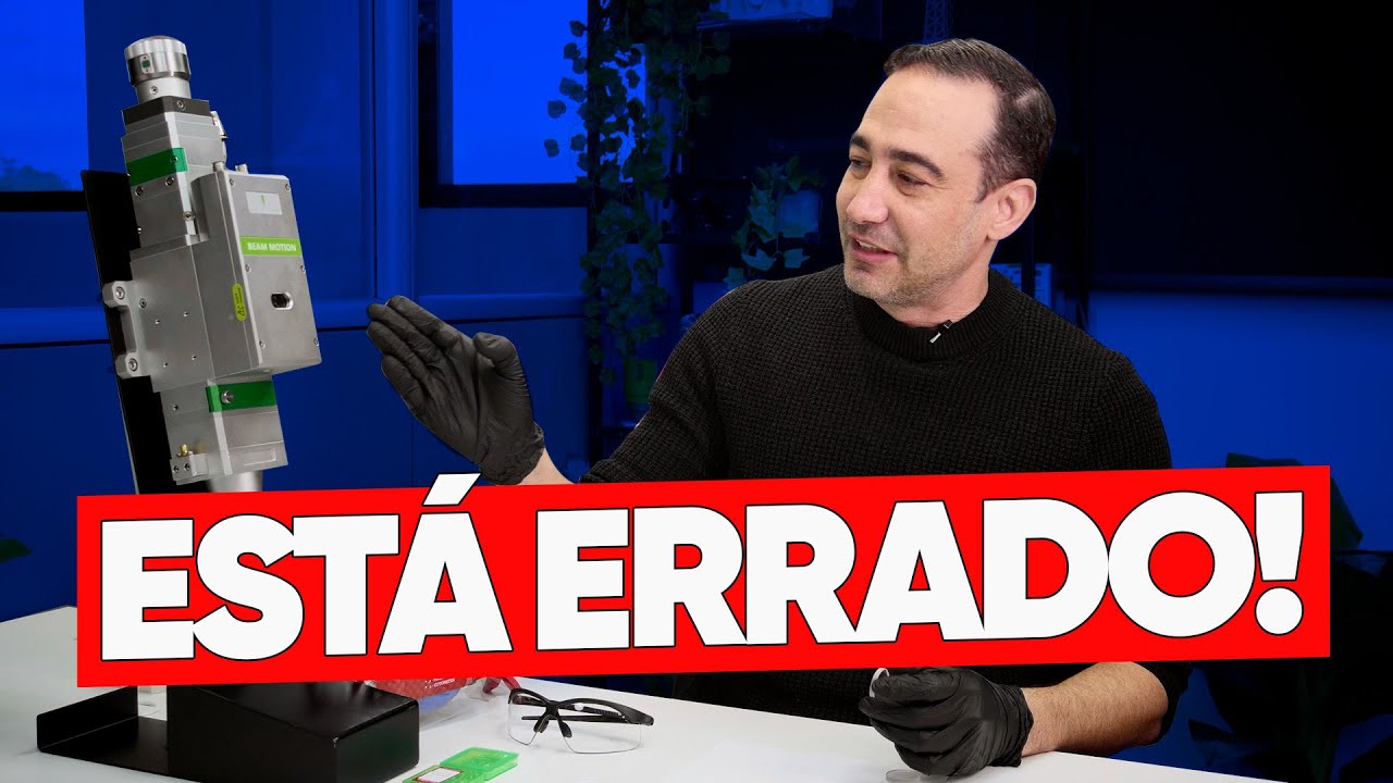 Você TROCOU sua LENTE ERRADO esse tempo todo! (Máquina de corte a laser fibra ótica)