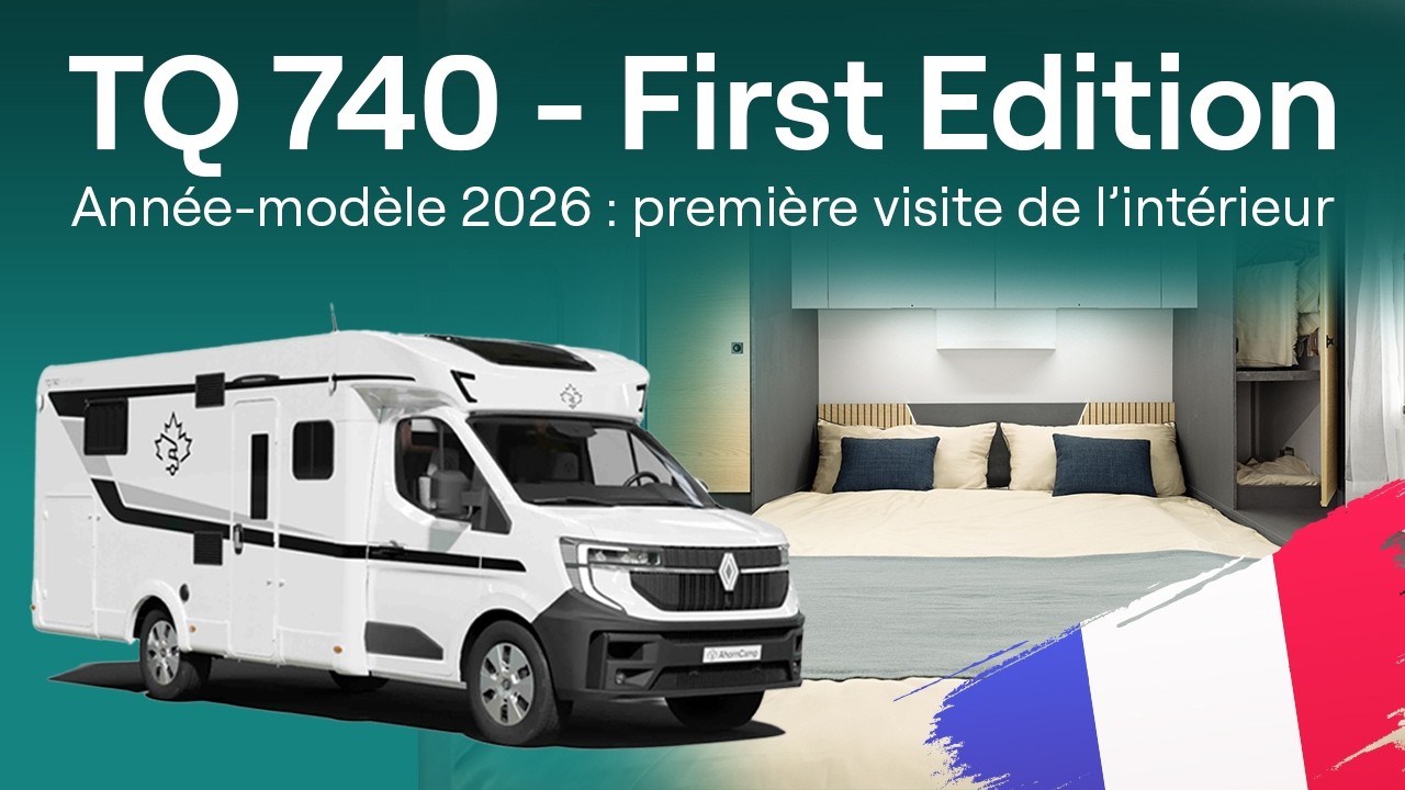 Mega-salon et lit queen-size – le camping-car dominant : le TQ 740