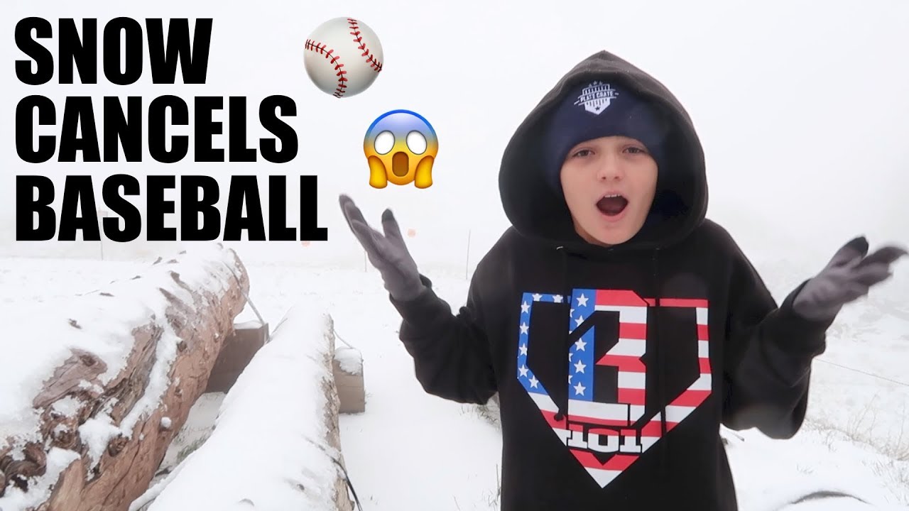 Snow Cancels Baseball Tournament