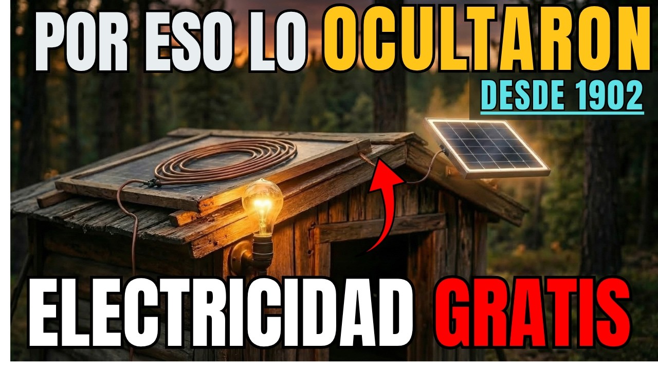 Por Eso Lo MANTUVIERON OCULTO: Electricidad GRATIS en Tu Techo Desde 1821!
