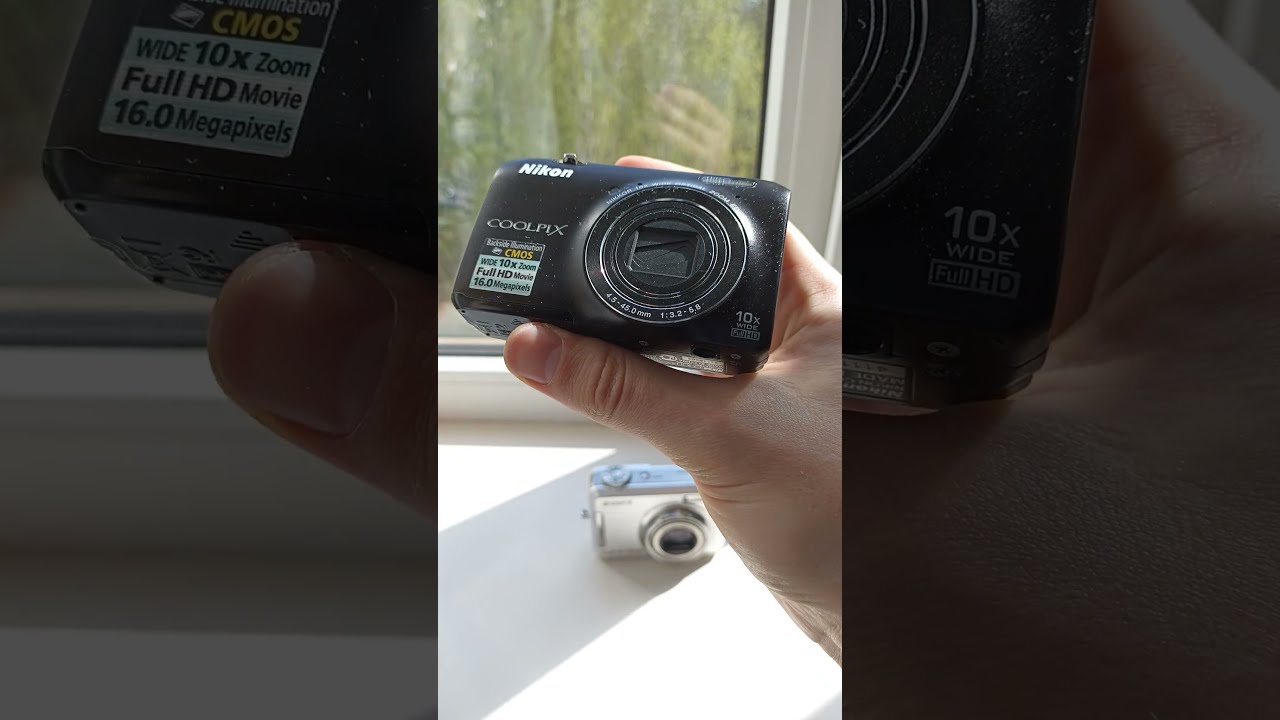 💥Camera Nikon COOLPIX S6300 Black 16.1 MP digital vintage compact retro rare💥WORKing CHEAP💥