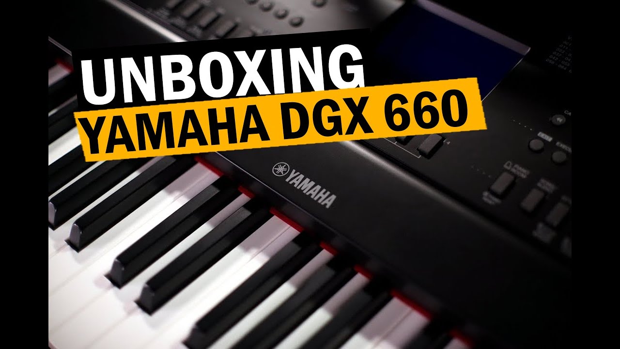 Unboxing Piano Digital Yamaha DGX-660