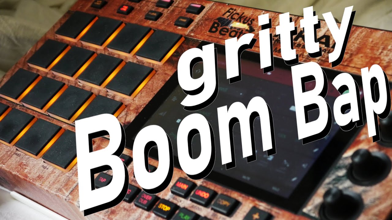Akai Mpc Live Beat Making- Making a Gritty Boom Bap Beat in Standalone Mode!