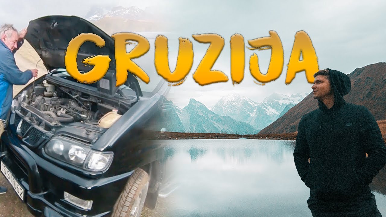 SUGEDO AUTOMOBILIS KALNUOSE GRUZIJOJE!