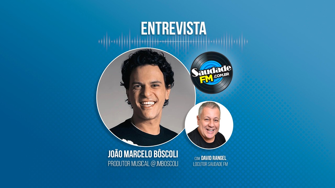 ENTREVISTA AO VIVO: DAVID RANGEL RECEBE JOÃO MARCELLO BÔSCOLI  #entrevista #joaoboscoli #elisregina